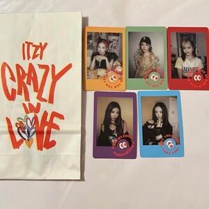 ITZY Crazy in Love Photocards and Stickers Set